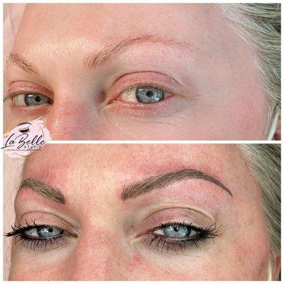 Microblading and shading combo