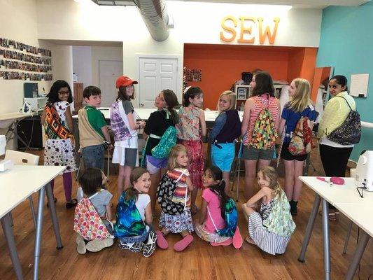 Intro to Sewing Camp