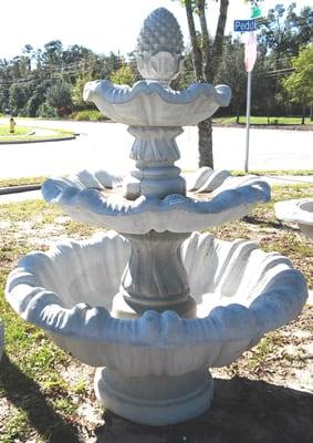 3-Tier Italian Pineapple Garden Fountain