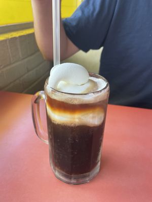 Root beer float