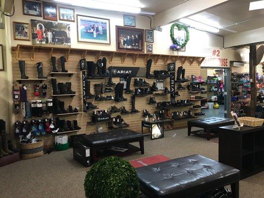 Full selection of footwear for all your barn needs