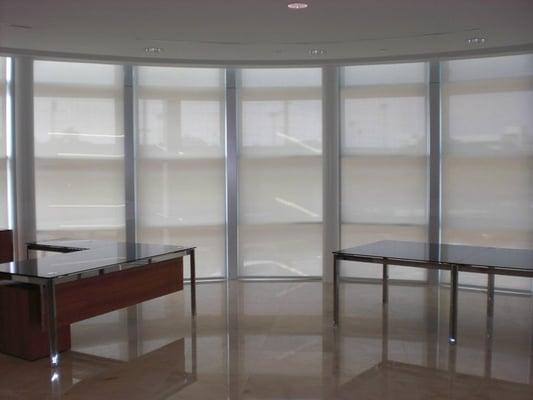 Screen Roller Shades.