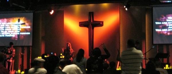 CBC Sanctuary during worship