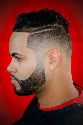 Skin Fade w/beard trim