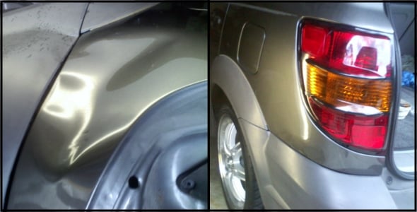 Before And After Picture - Dent Repair Sanford, FL