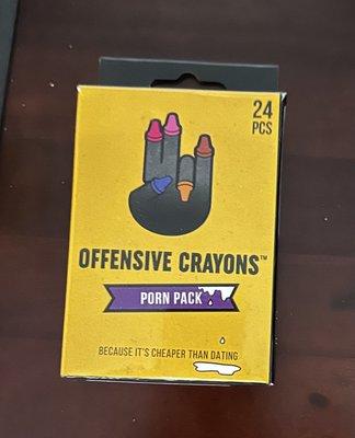 Offensive crayons