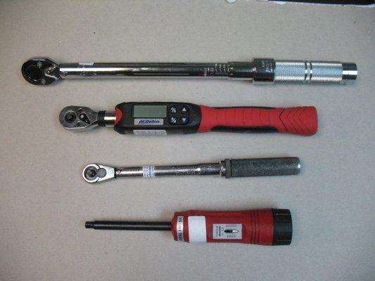 Torque wrenches.