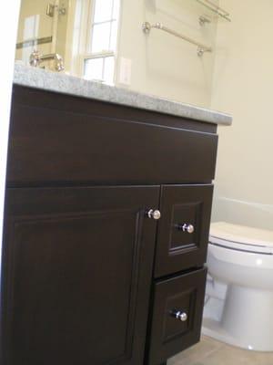 Custom Vanity Finish