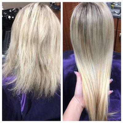 Hair extensions and highlights