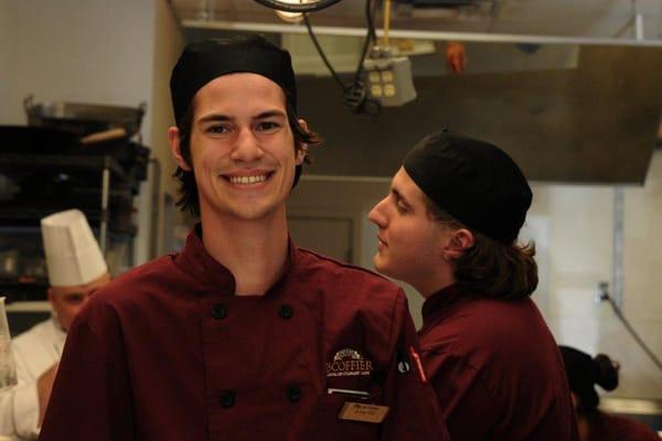 Escoffier student..the smile says it all!