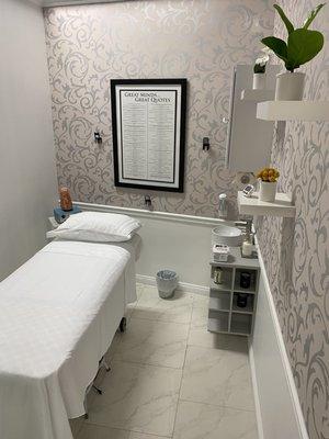 Our Serene Lymphatic Room.