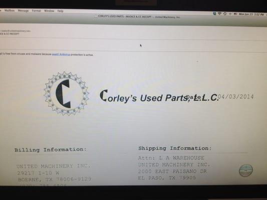 Corley's Used Parts