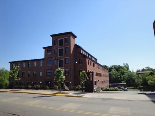 Front entrance to building 555