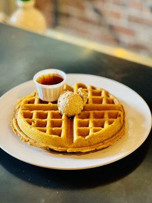 Pumpkin waffle