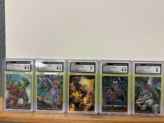 1992 Marvel Masterpiece entire graded set