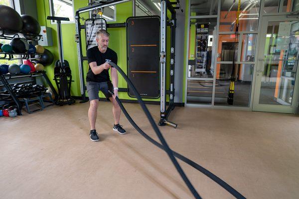 Want to learn about battle ropes? Sure, just ask for a free session...