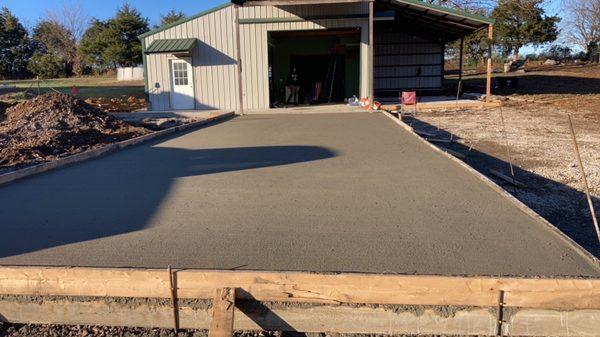 Concrete Rv pad