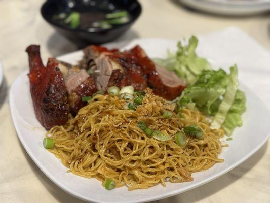 S3 Roasted Duck w/ Dry Egg Noodles