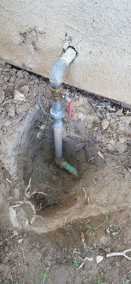 Fast and Easy Plumbing used Galvanized pipe that is not code