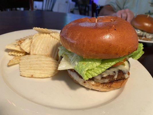 Veggie black bean burger