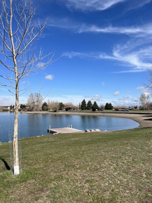 Boat launch and beach