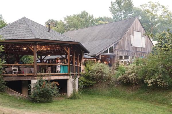 The pavilion and main building. Photo by Tina Jay Photography (http://tinajayphotography.com/)