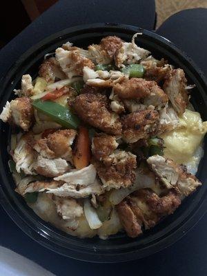 Fried Chicken Breakfast Bowl