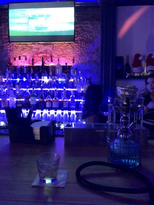 Bar, hookah, college football