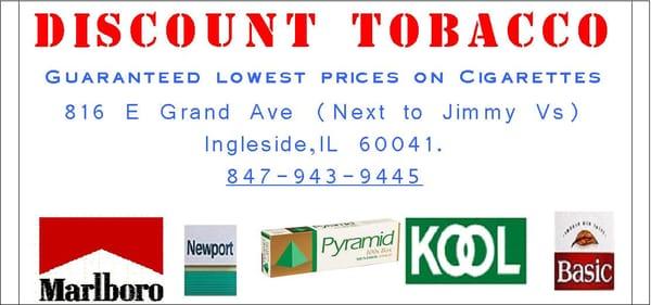 Guaranteed Lowest Prices on Cigarettes