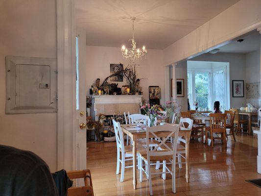 Dining room on rainy Sunday