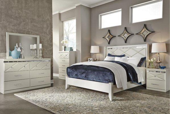 Queen bed frame dresser & mirror $599.99