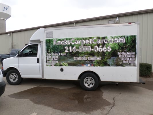 Basic box truck wrap