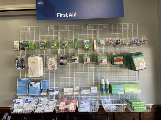 First Aid supplies