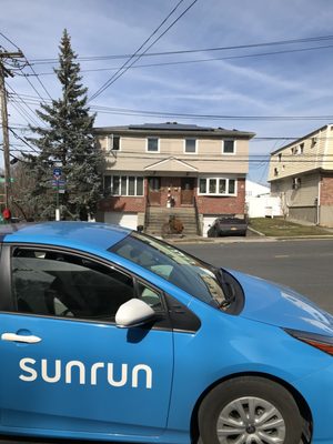 Double solar installation near Harold Ave Staten Island NY