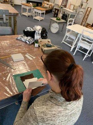 Leather Bookbinding Class