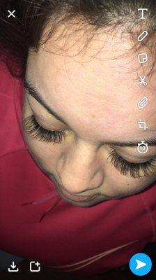 Full set of Eyelash Extensions