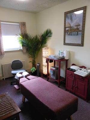 One of our four treatment rooms