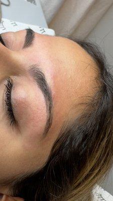 Eyebrow wax