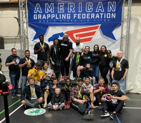 BJJ Lifestyle Academy team competition photo