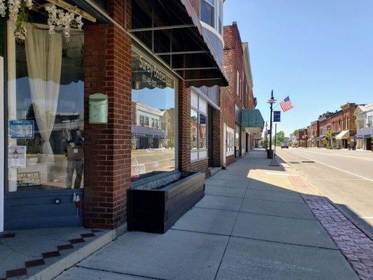 Storefronts on South Side of Main St. in Downtown Montpelier