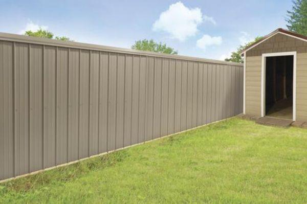 Mid Michigan metal privacy fencing