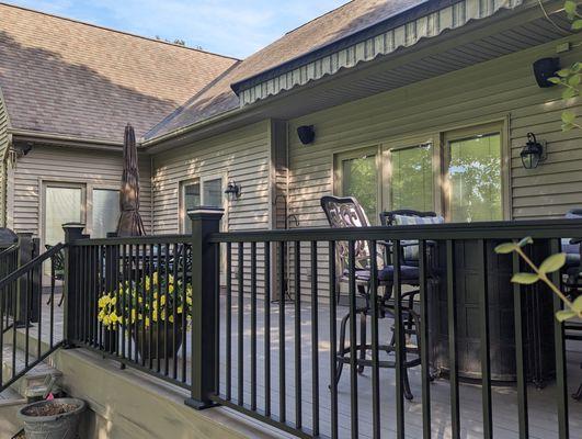 Deck and railing replacement.