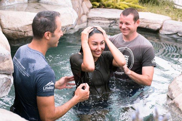 Baptisms after church!