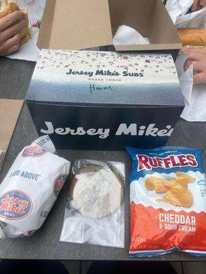 Lunch catered from jersey mikes for today's focus group. Thank you Adler!