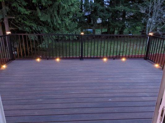 Railing & lights completed.