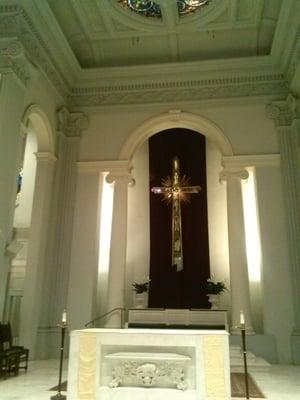 Main altar at Holy Trinity Catholic church  Georgetown DC