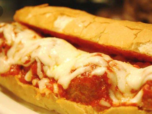 Meatball Parm Sandwich.