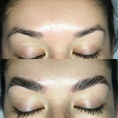 Brow lamination, tint and wax!