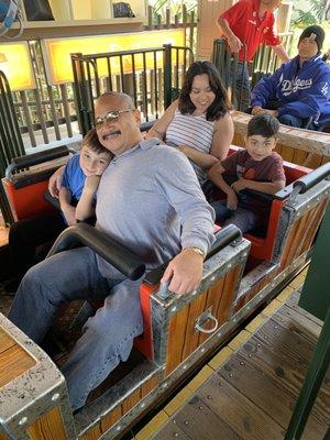 Our first LEGOLAND ride!!! It was cool!