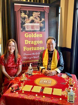 Mai-Li and Wanugee at Tamarine Restaurant in Palo Alto for LNY Fortunes 2022!